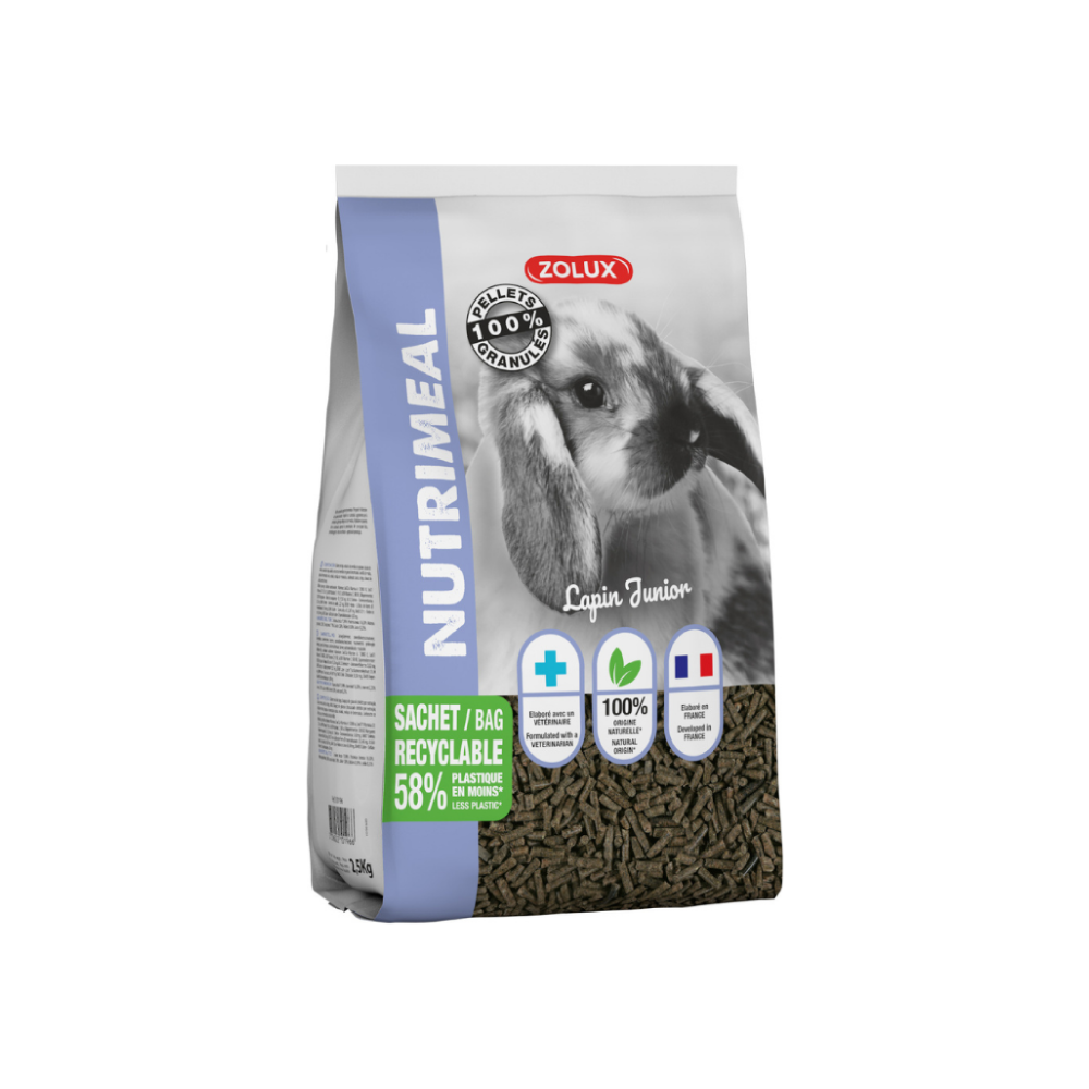 zolux nutrimeal3 pellets food for rabbit jr