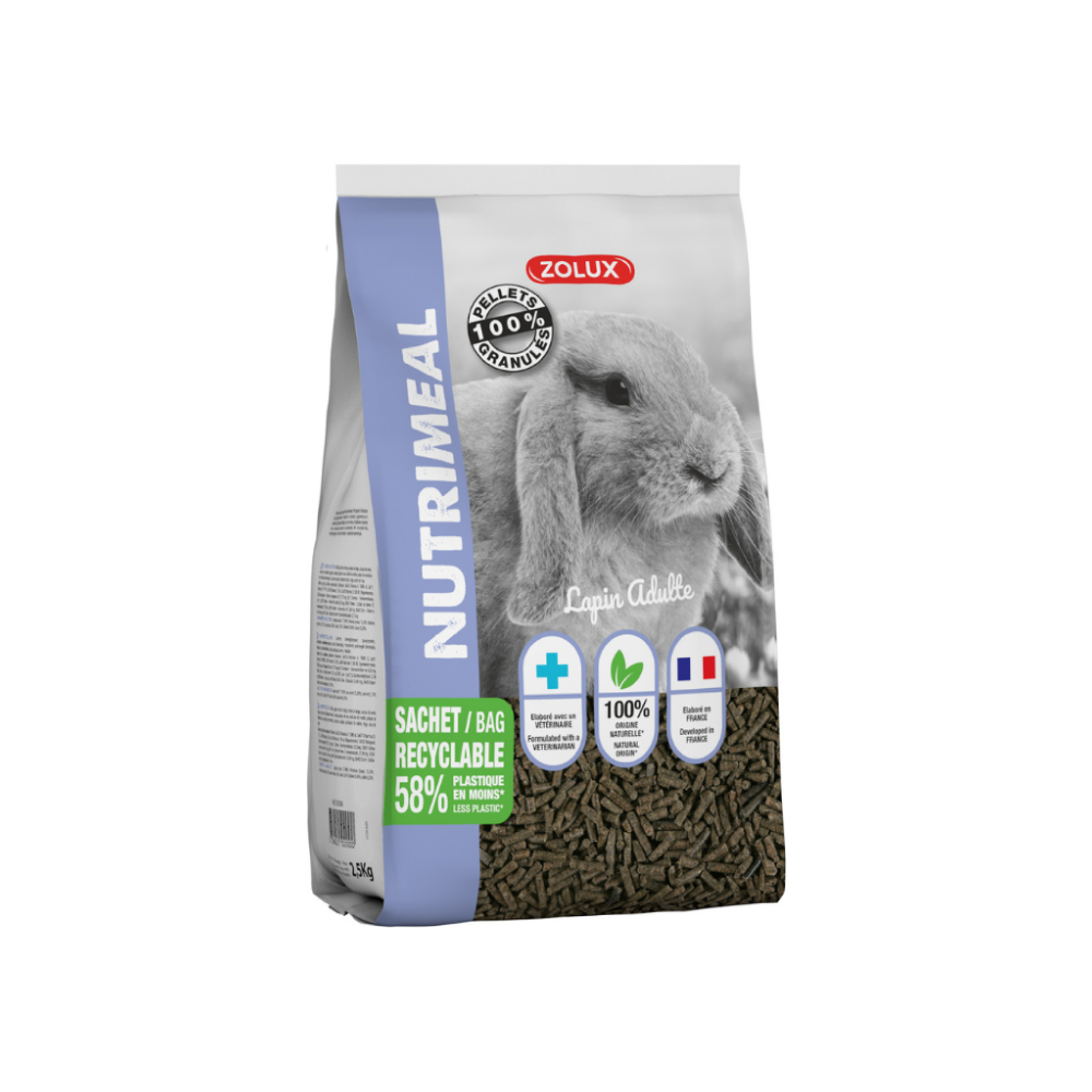 zolux nutrimeal3 pellets food for rabbits