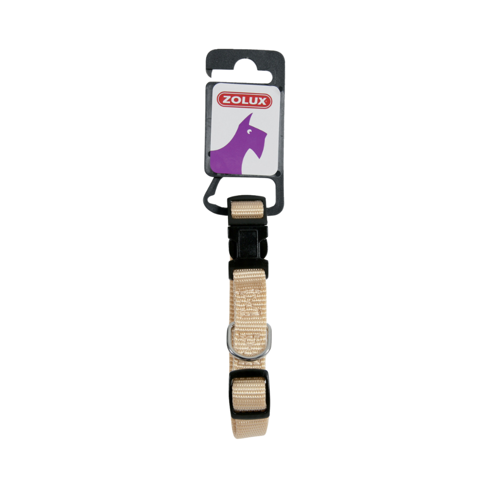 zolux nylon collar regl beige