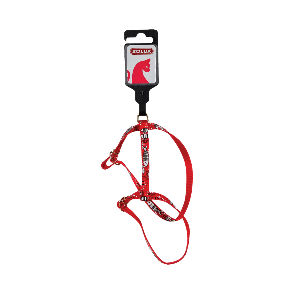 زولكس صدرية نايلونللقطط رسمة سمك10مم