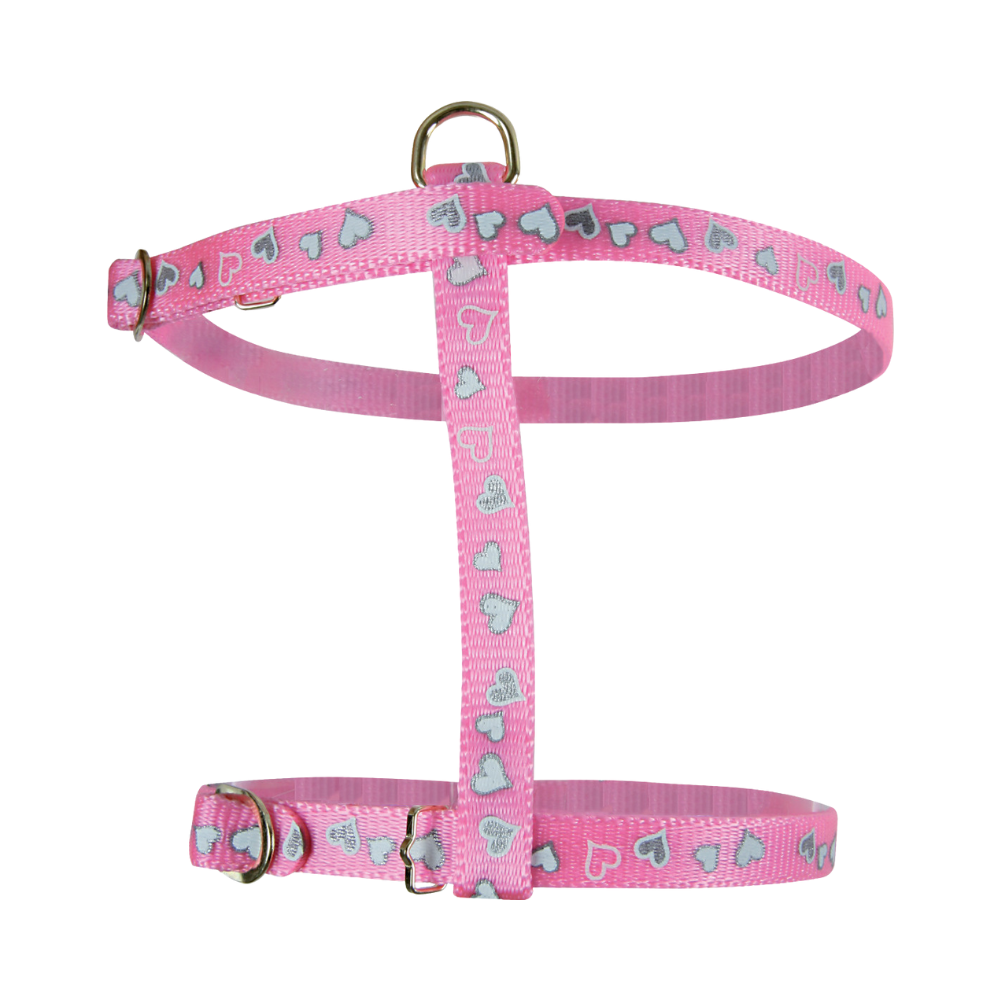 zolux nylon heart harness 10mm for cats