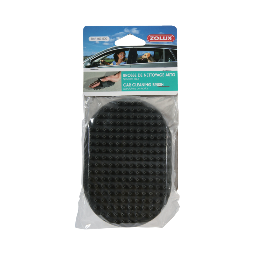 Zolux Rubber Brush Adjustable Handlefor Car Cleaning