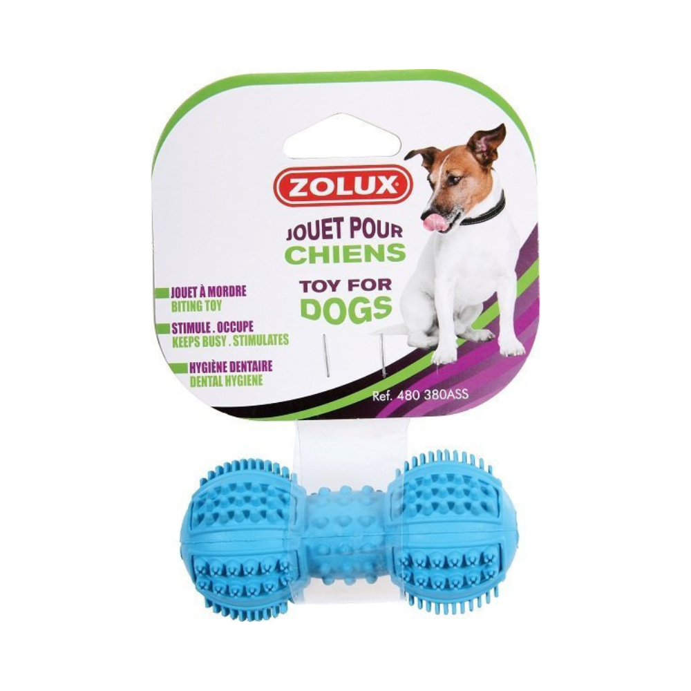 Zolux RUBBER TOY DENTAL BONE 9CM