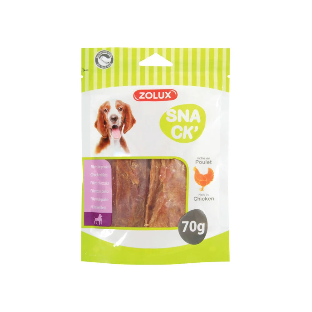 Zolux Snack Chicken Fillet for Dogs 70g