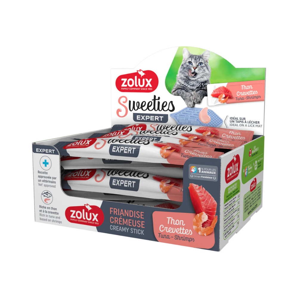 Zolux Sweeties Creamy Treats Tuna & Shrimp for Cats 14g