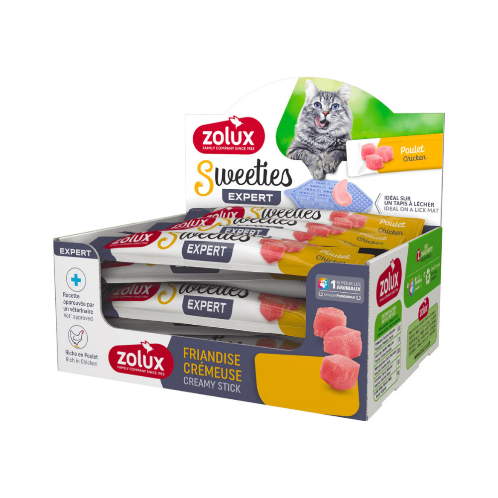 زولكس سويتيز مكافآتدجاج وسلطعون للقطط14غ