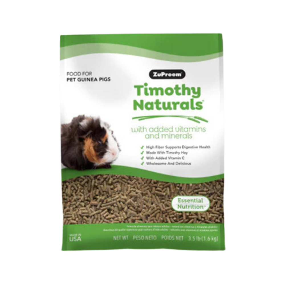 zupreem timothy naturals guinea pig food