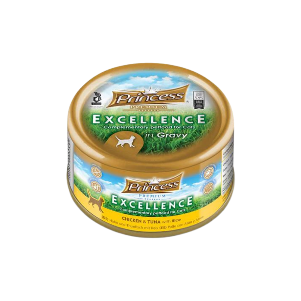 برينسس بريميومإكسلانس معلباتبالدجاج و التونة معالأرز 70غ