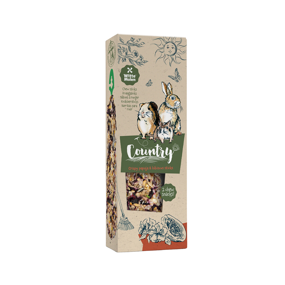 WM Country Snack for Small Animal Carrot & Leek Sticks 110g