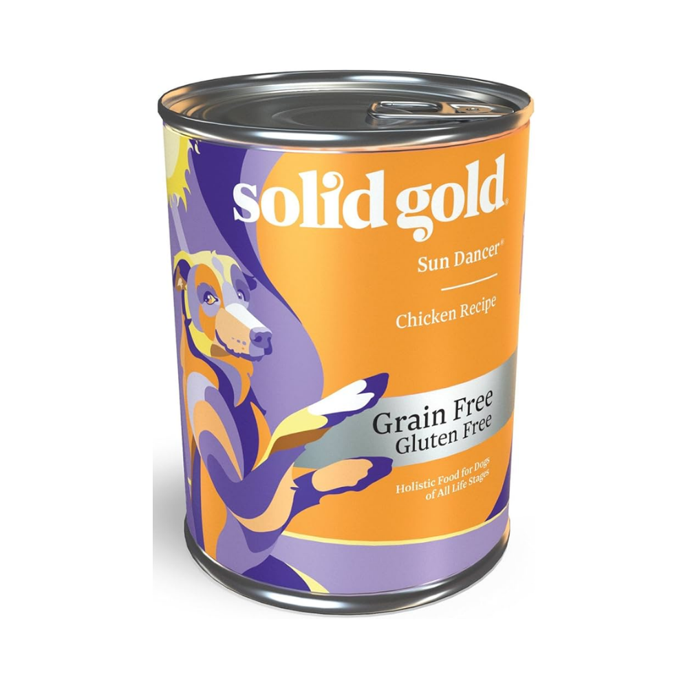 solid gold sun dancer chicken loaf grain free for dogs 374g