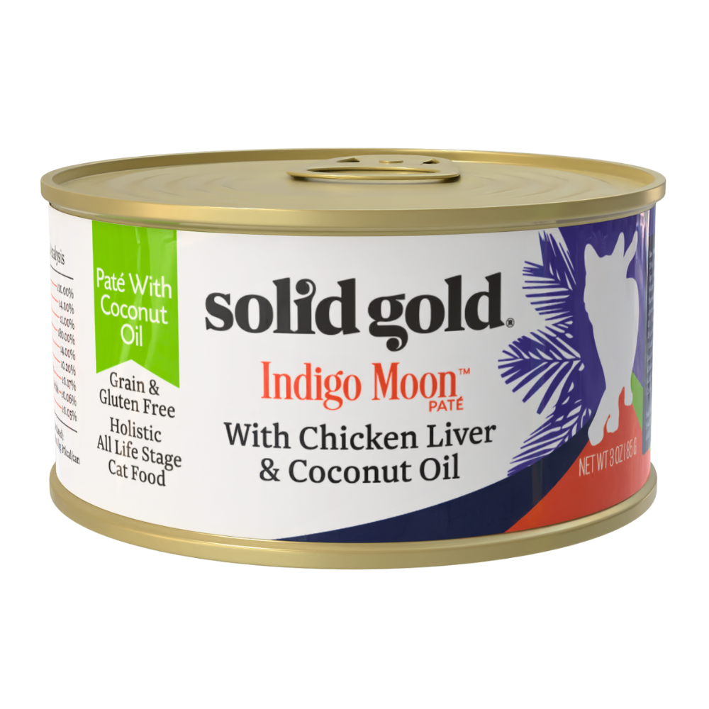 solid gold indigo moon cat wet food checkin liver coconut oil 85g