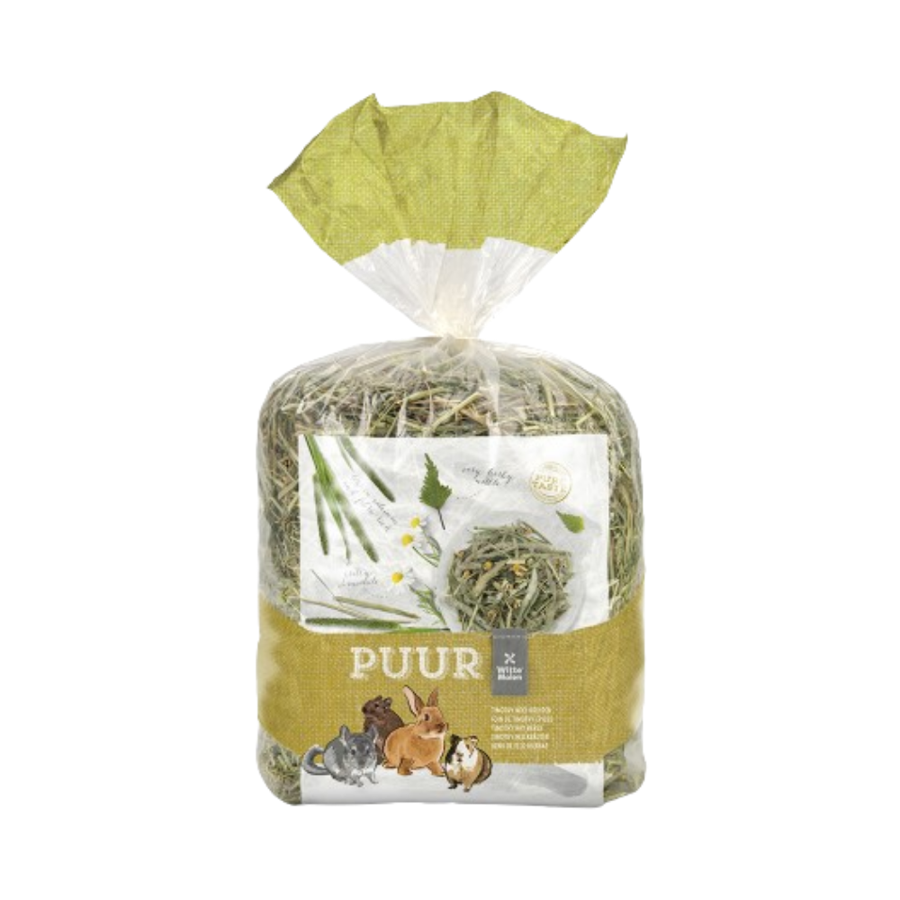 WM PUUR Pure and Healthy Timothy hay With Nettle & Camomille for Rabbits and Rodents 500g