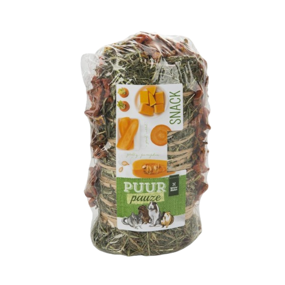 WM PUUR Pure Hay Roll for Rabbits and Rodents with Vegetables 200g