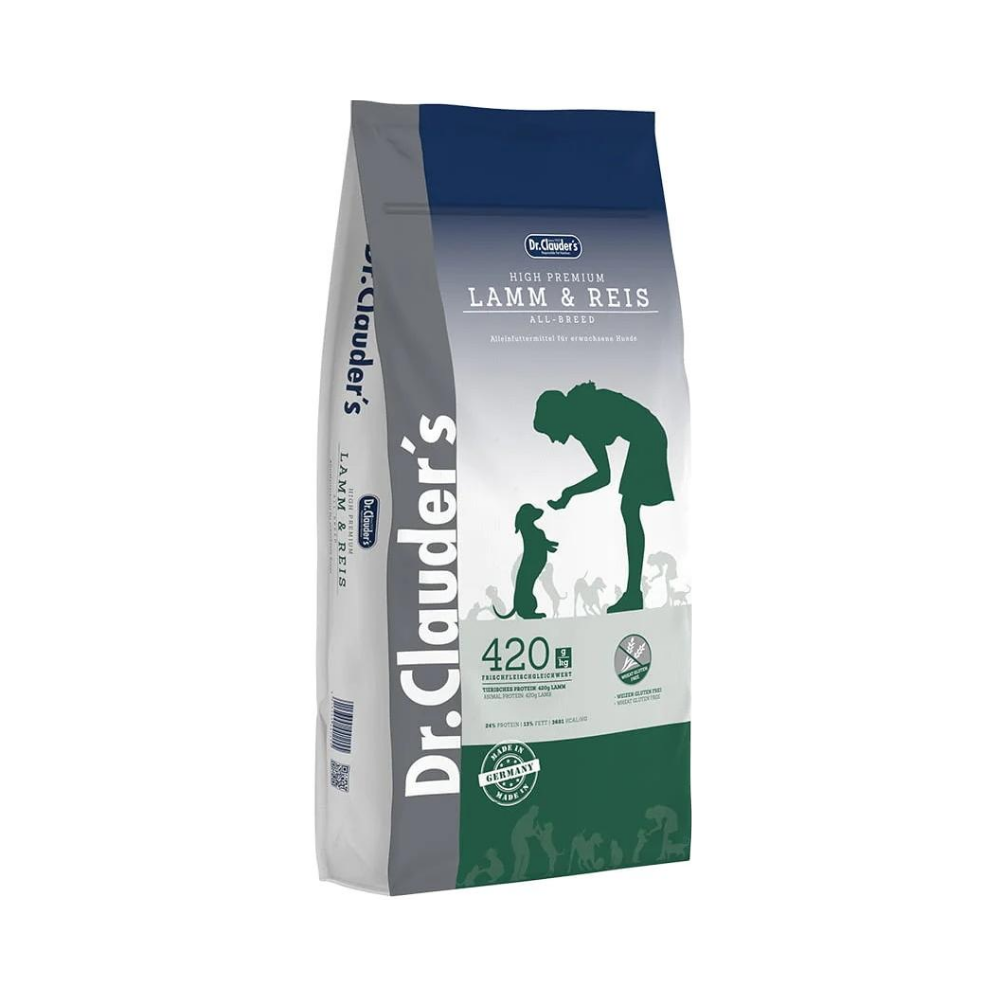 Dr.Clauders High Premium Lamm & Reis dogs 15kg