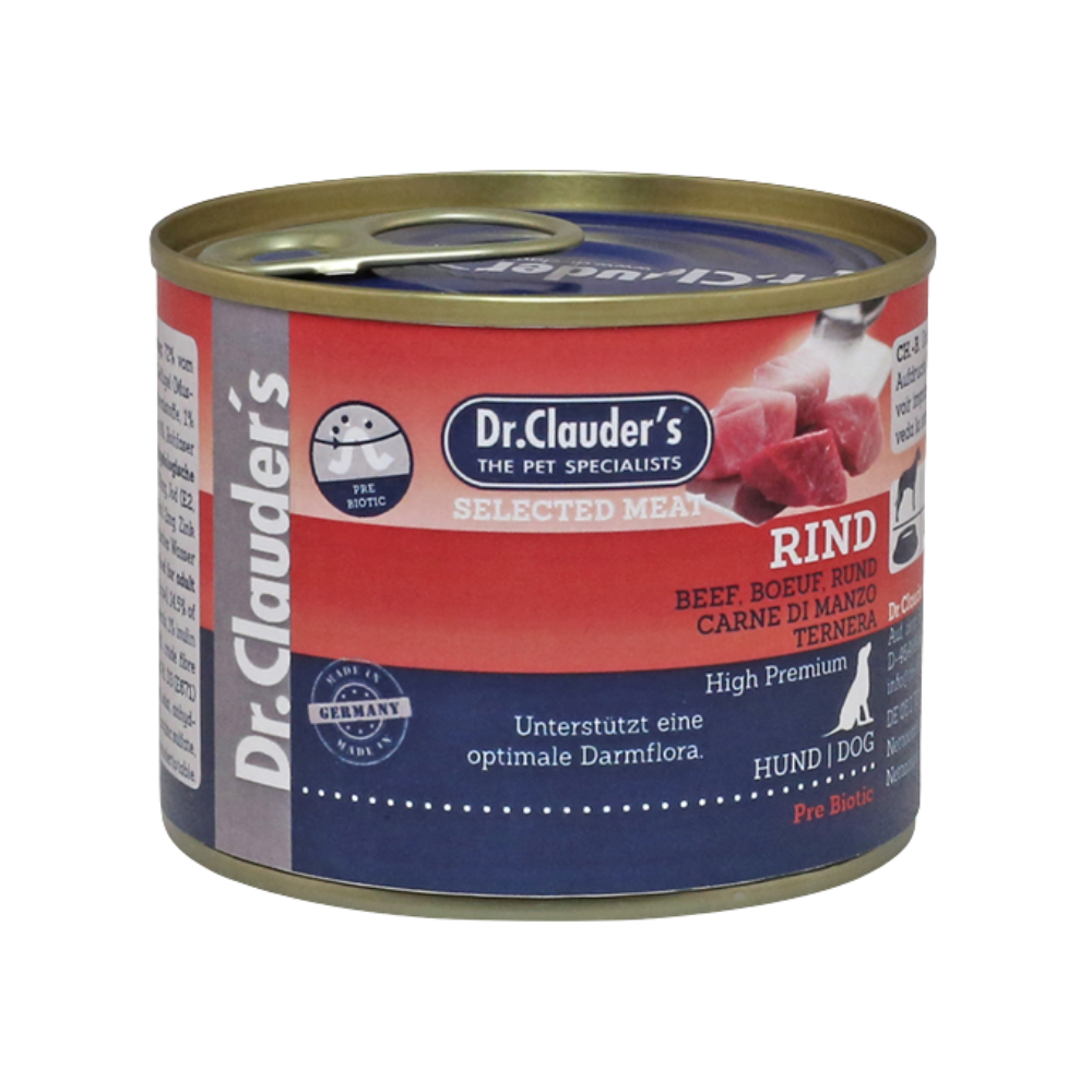 Dr.Clauders Selected Meat Cans Beef for Dogs 200g
