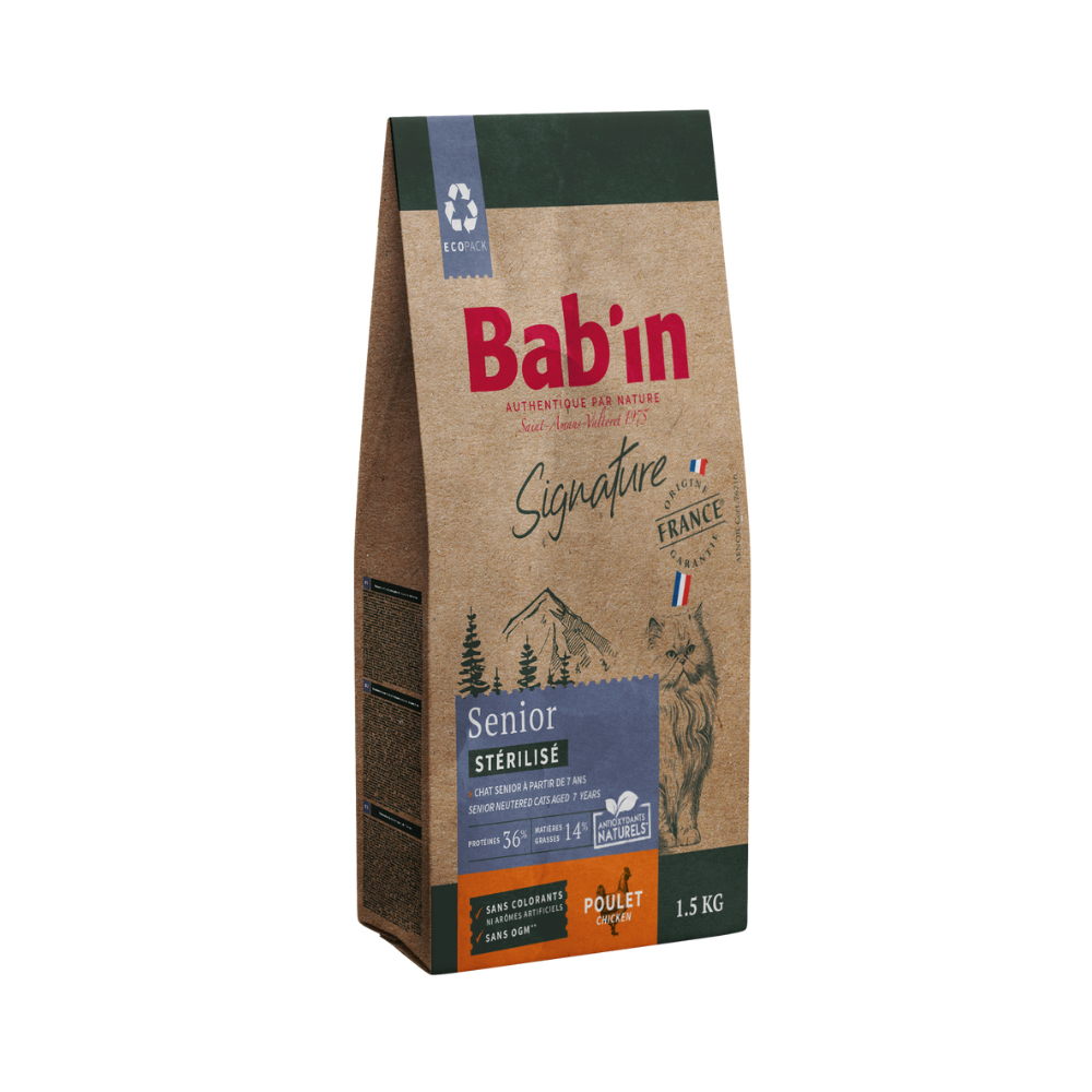 babin signature chicken senior sterilized
