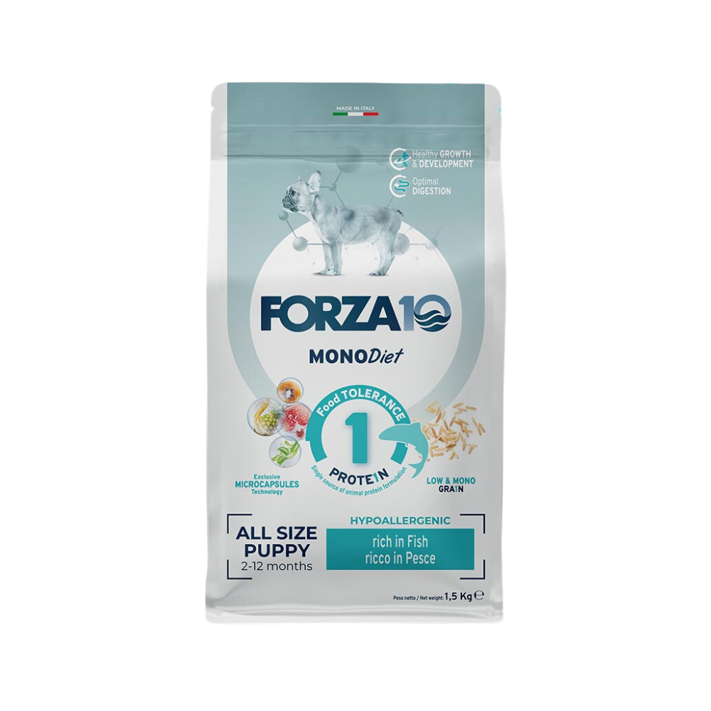 Forza10 Dog Dry Monodiet Food Mini Fish 1.5Kg
