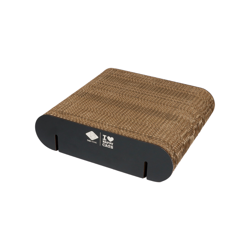 أي لوف هابي كاتسخداشة ورق مقوى بني/ اسود