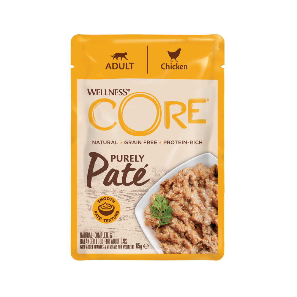 ويلنس كور بيورلي باتيهأظرف دجاج للقطط85غ