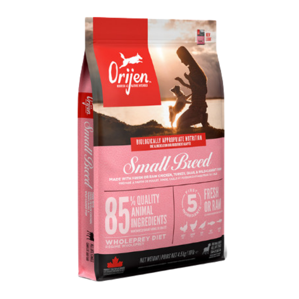 أوريجن طعام جاف بالدجاج والديك الرومي والأسماك للكلاب ذات الفصائل الSmallة