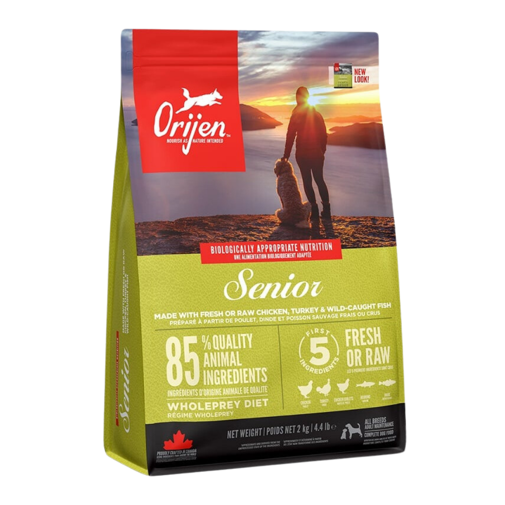أوريجن طعام جاف بالدجاج والديك الرومي والأسماك للكلاب الكبيرة بالعمر