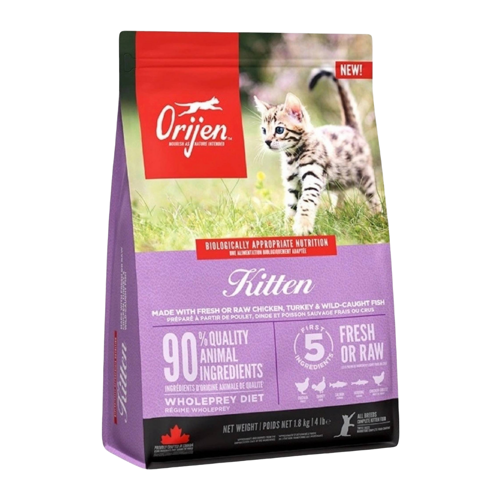أوريجن طعام جافبالدجاج والديك الروميوالأسماك للقططالSmallة