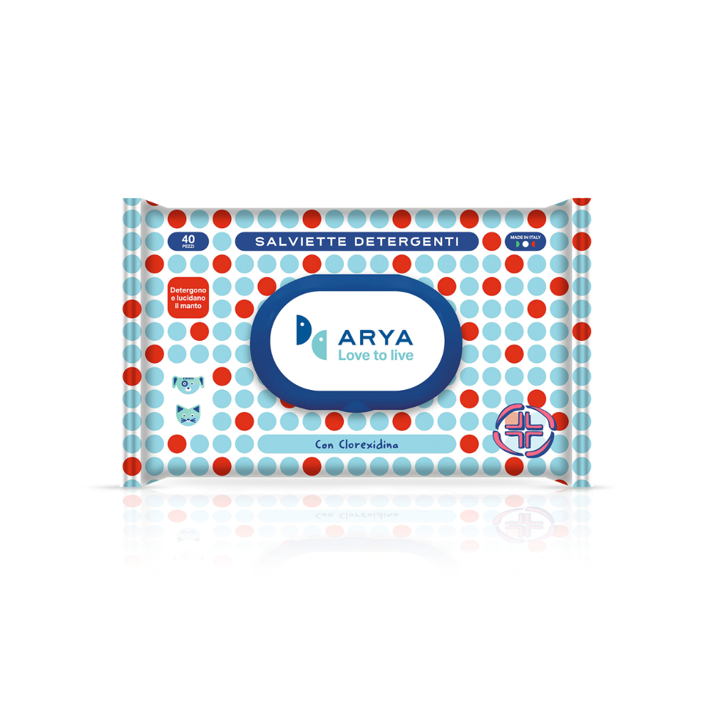 اريا مناديل رطبة بالكلورهكسيدين 30×20سم 40 قطعة