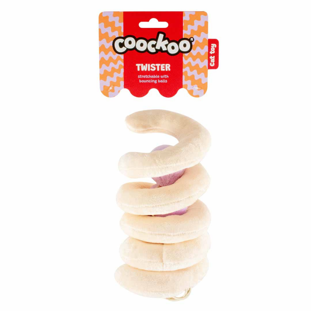 coockoo cat toy twister 36x10x10cm