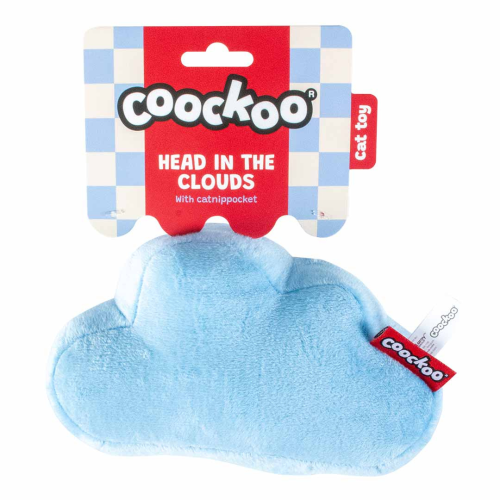 Coockoo Pellow Head in The Clouds 17x7x10,5cm Blue