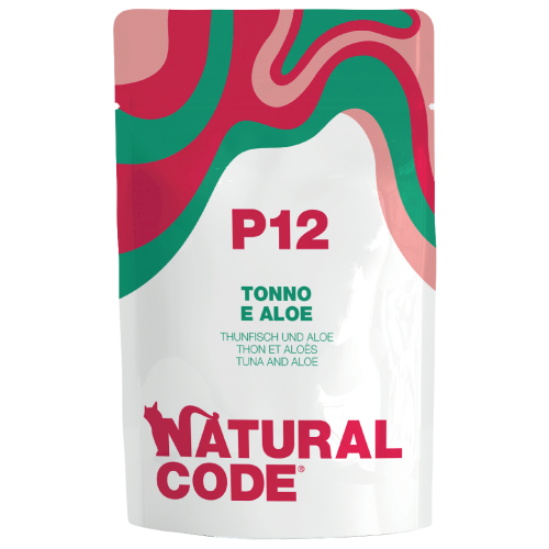 Natural Code P12 Pouch Tuna & Aloe for Cats 70g