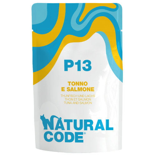 Natural Code P13 Pouch Tuna & Salmon for Cats 70g