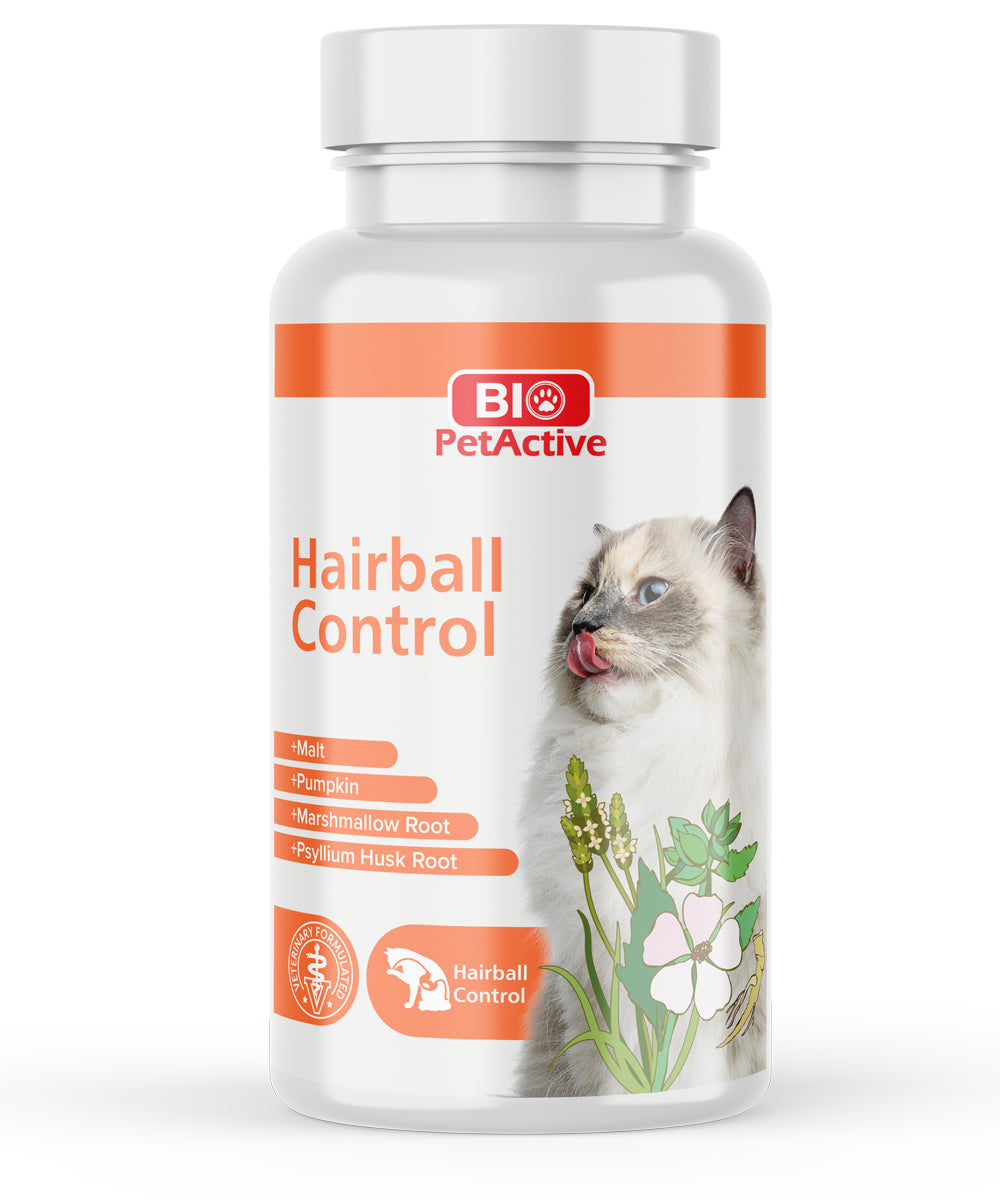 bio petactive hairball control supplement tablets for cats