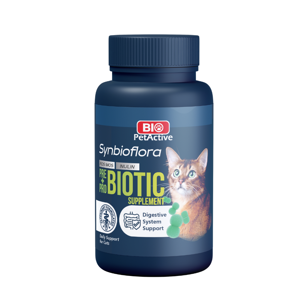 bio petactive synbioflora digestive system support tablets for cats 60 tabs 30g inner item