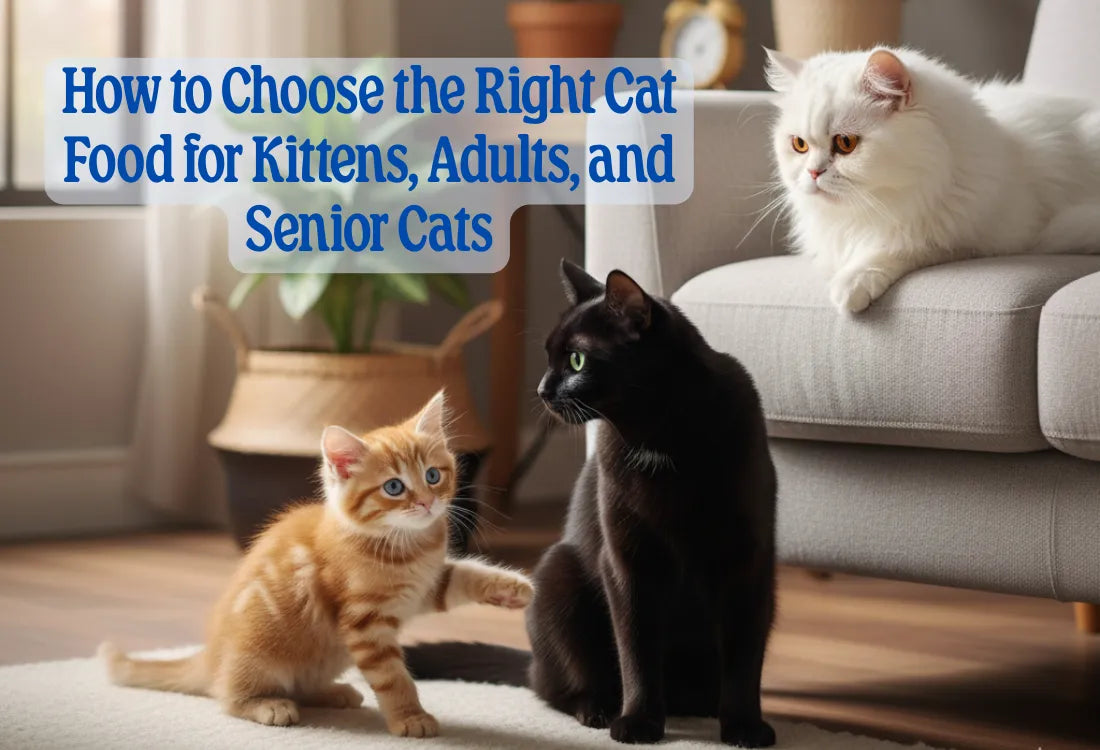 How to Choose the Right Cat Food for Kittens, Adults, and Senior Cats