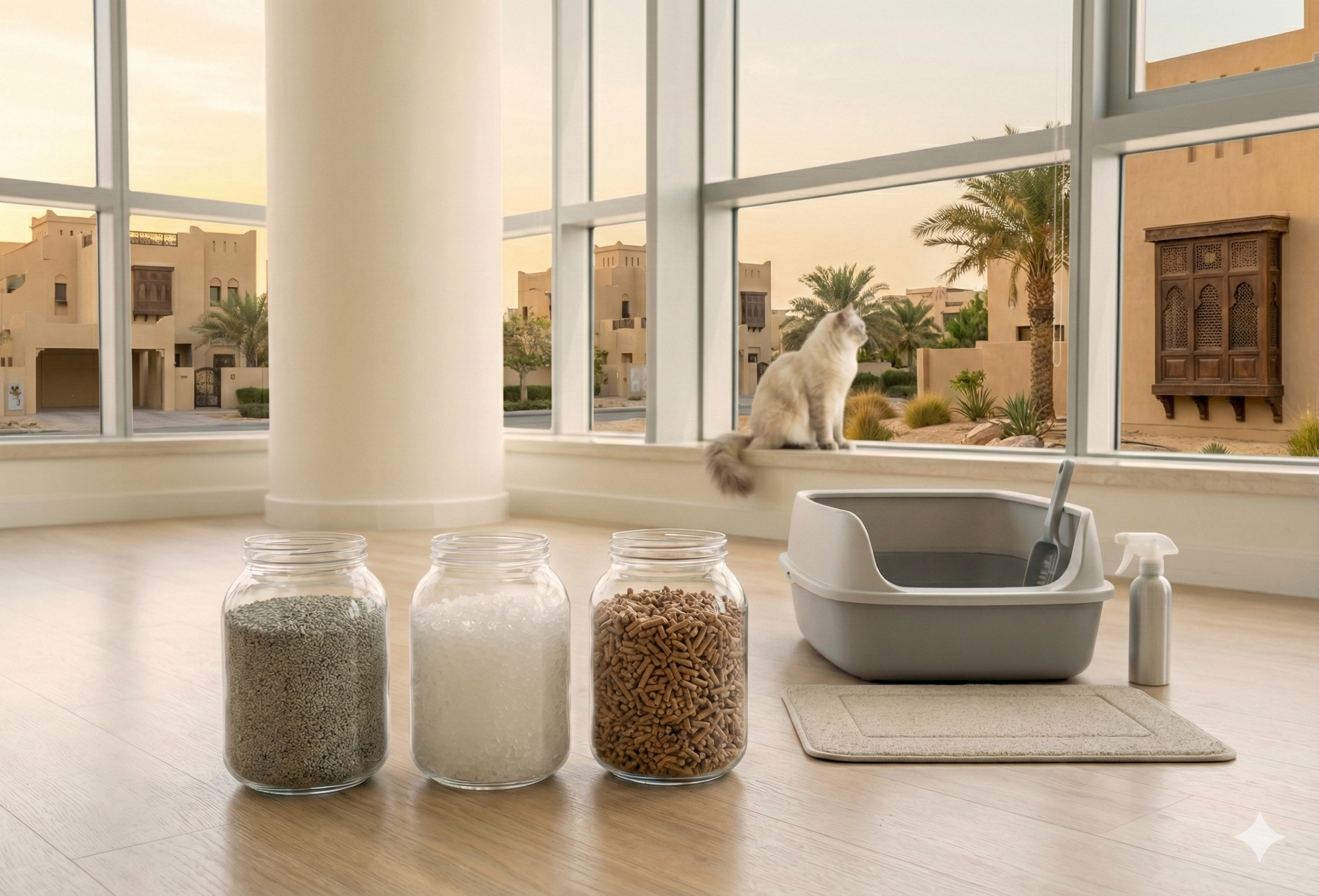 Compare Different Types of Cat Litter for Odor Control (Saudi Guide)