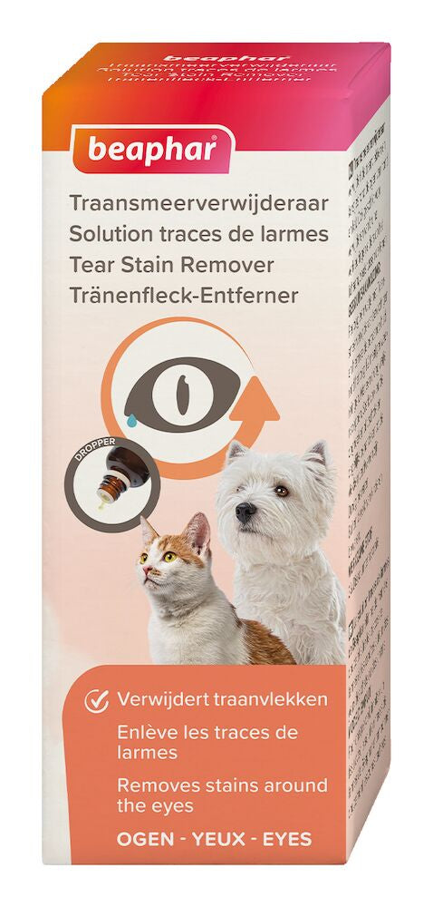 Beaphar Tear Stain Remover for Dogs & Cats – Gentle Eye Care 50ml
