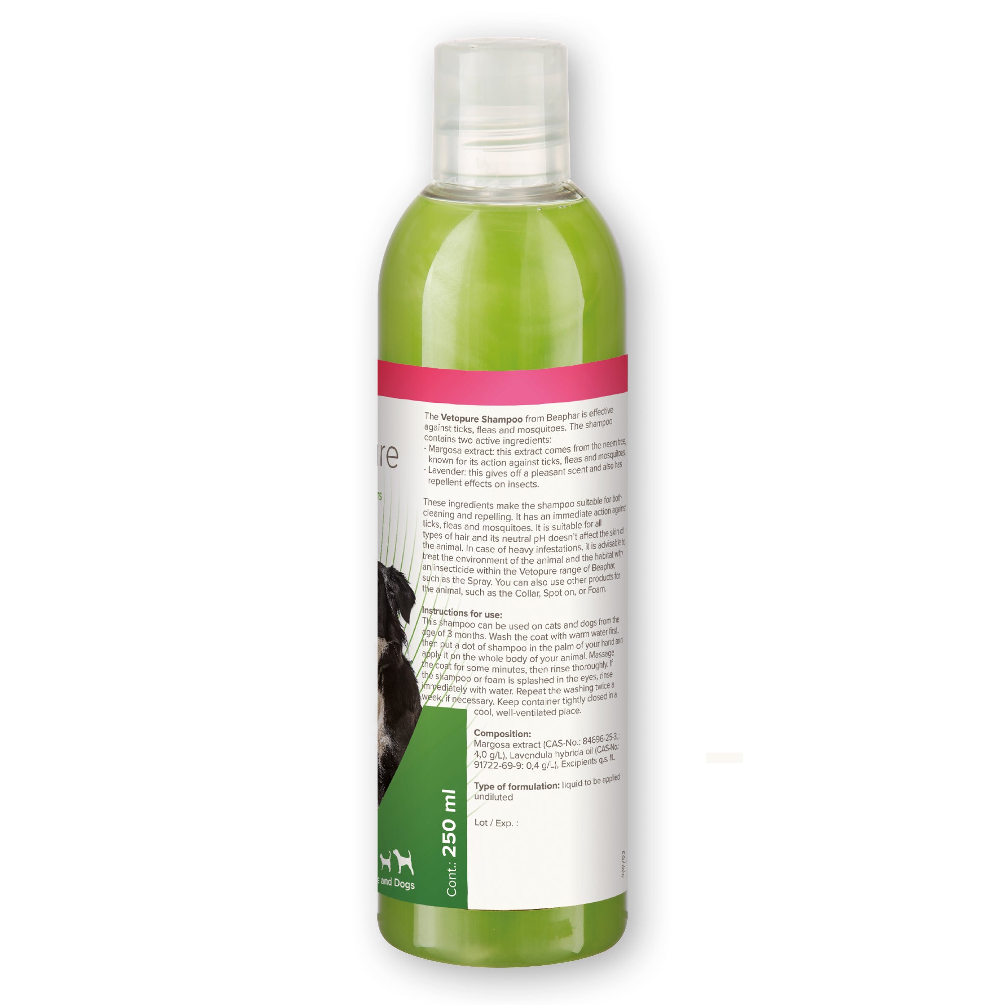 Beaphar BIO Shampoo for Dogs & Cats 250ML BACK