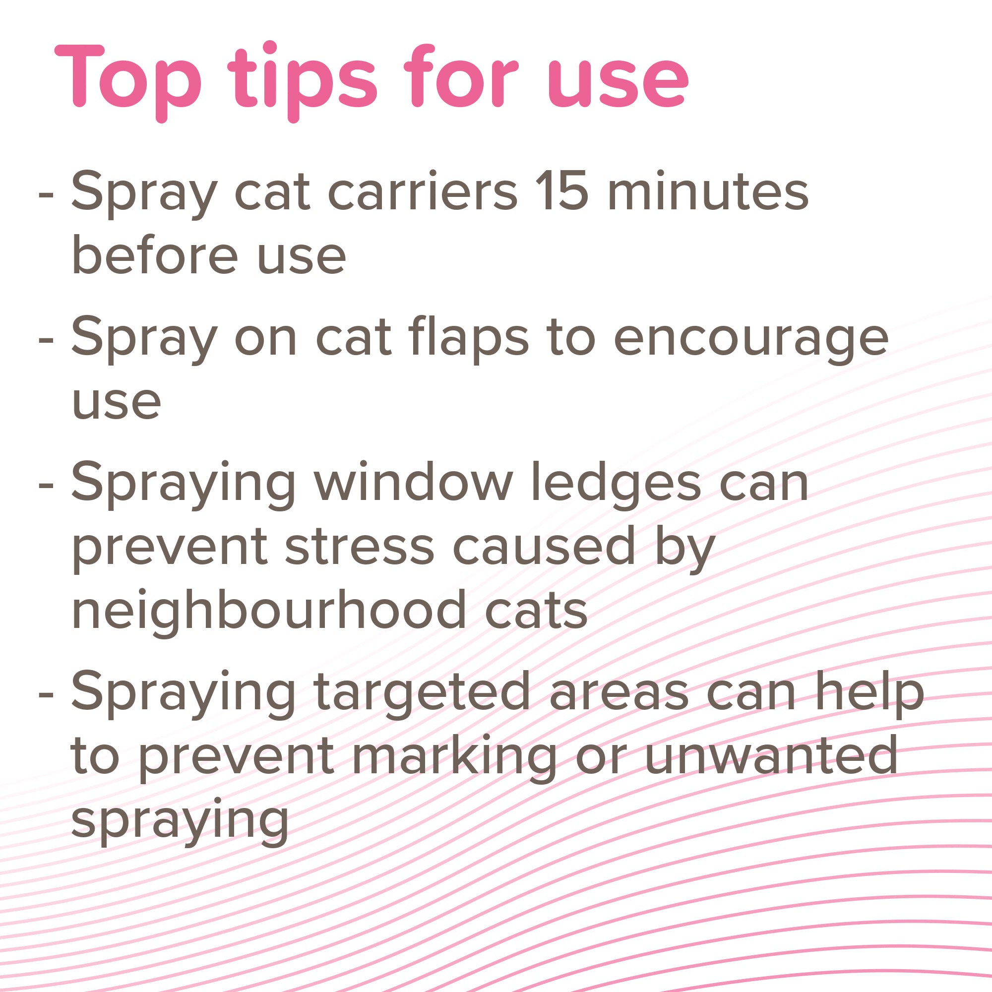 Beaphar CatComfort Calming Spray bottle for cats tips for use