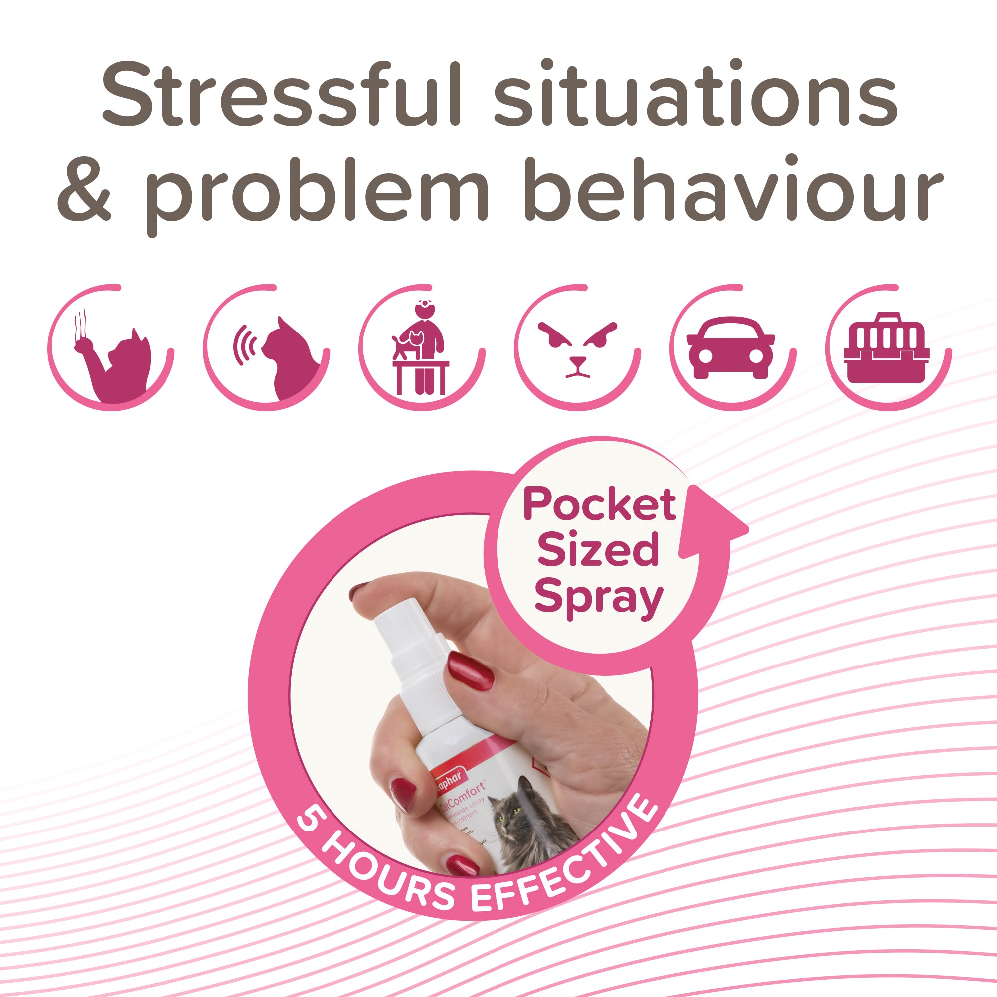 Beaphar CatComfort Calming Spray bottle for cats features