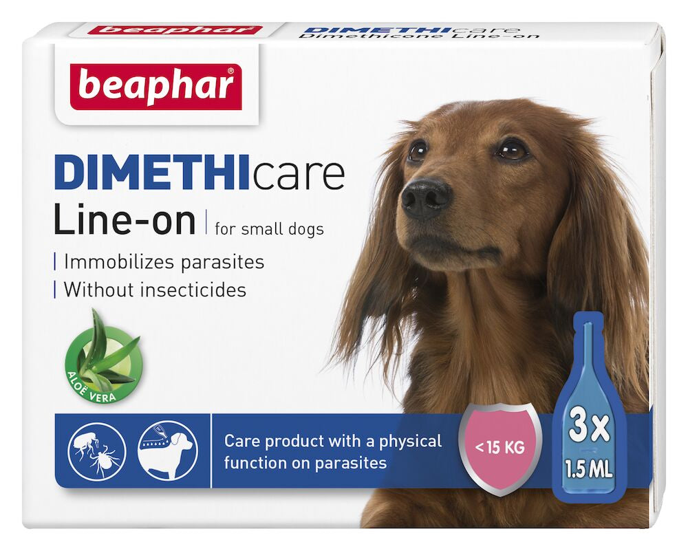 Beaphar Dimethicare Line-On for Small Dogs – Safe Flea & Tick Protection