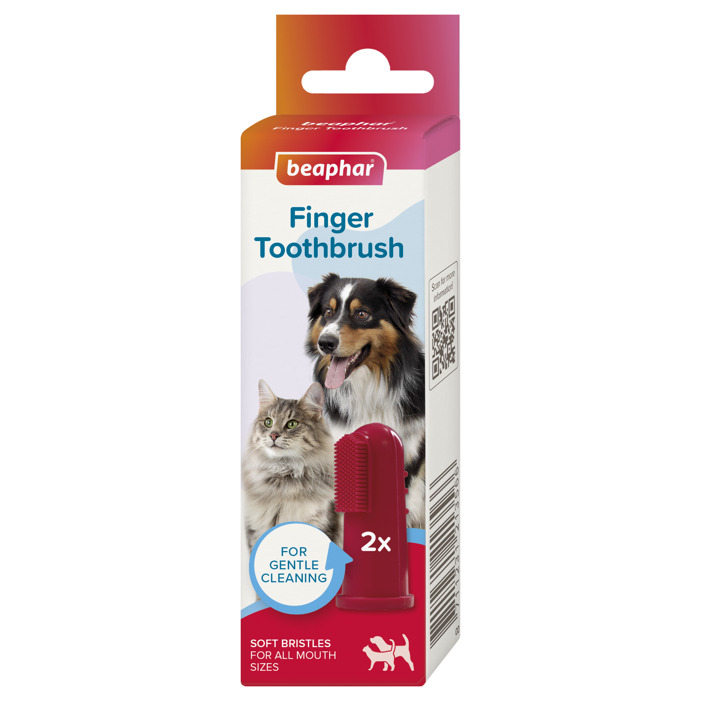 Beaphar Finger Toothbrush for Dogs & Cats (silicone)