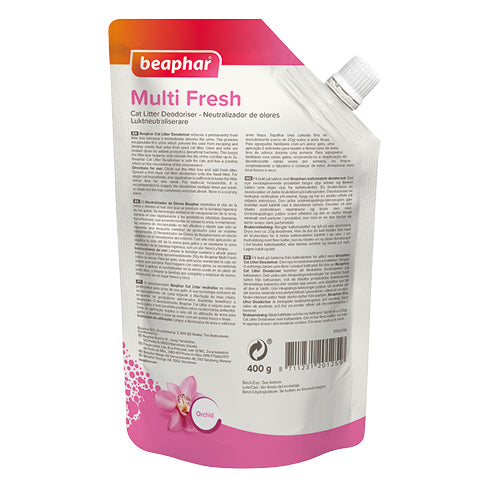 Beaphar Multi Frisch Cat Litter Freshener 400 g orchid back