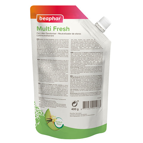 Beaphar Multi Frisch Cat Litter Freshener 400 g vanilla and lemond back
