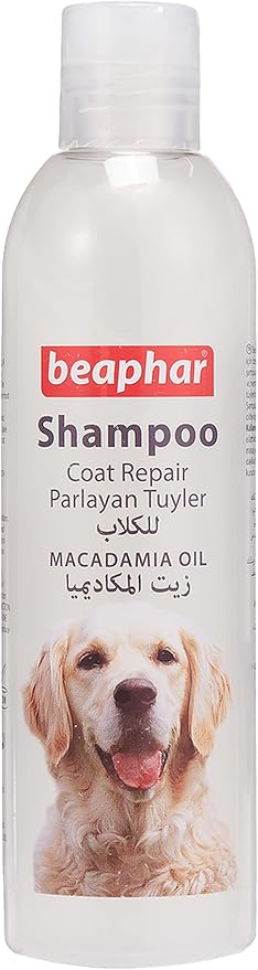 Beaphar Shampoo with Macadamia Oil for Dogs – Coat Care & Shine