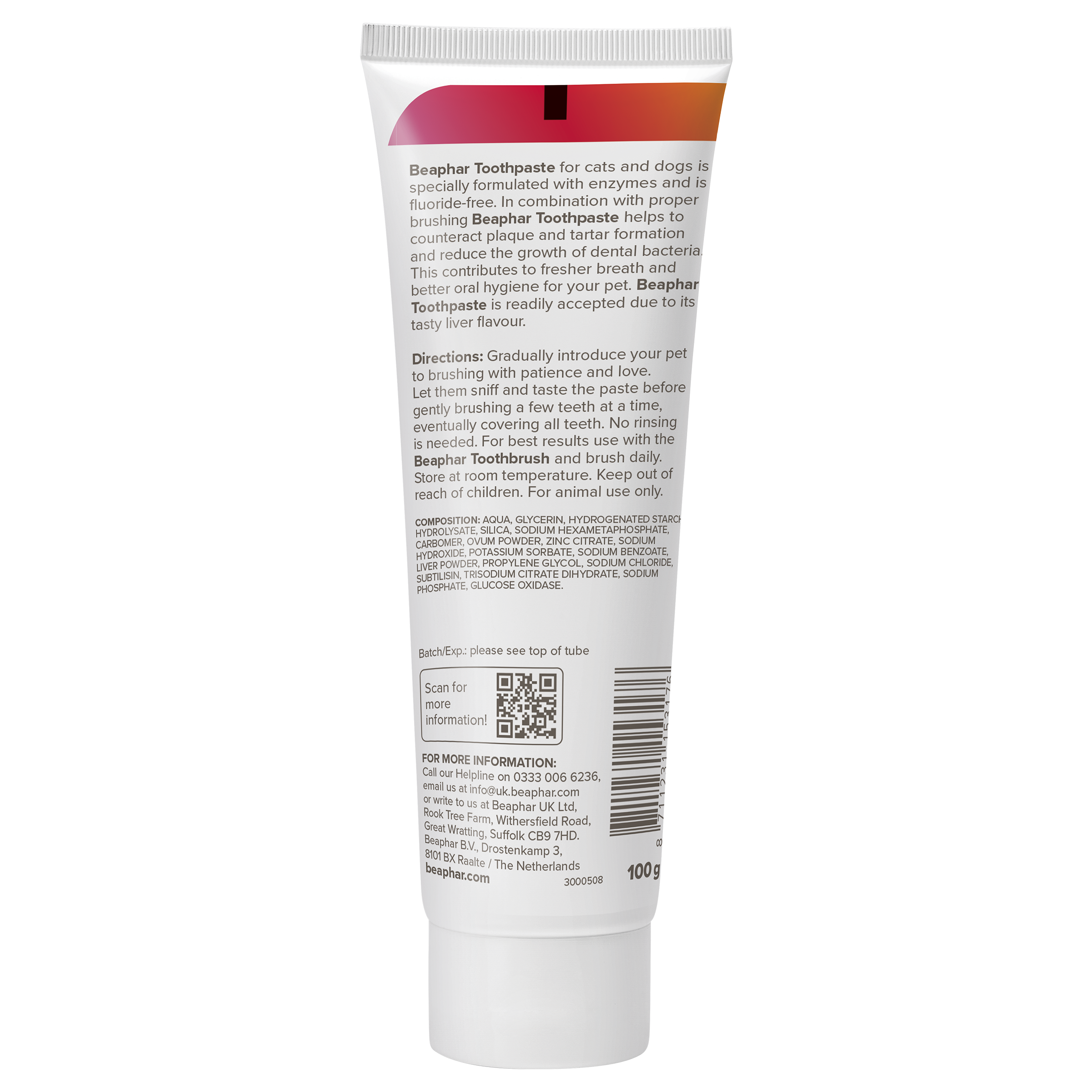 Beaphar Toothpaste Classic for Dogs & Cats – Daily Dental Care back