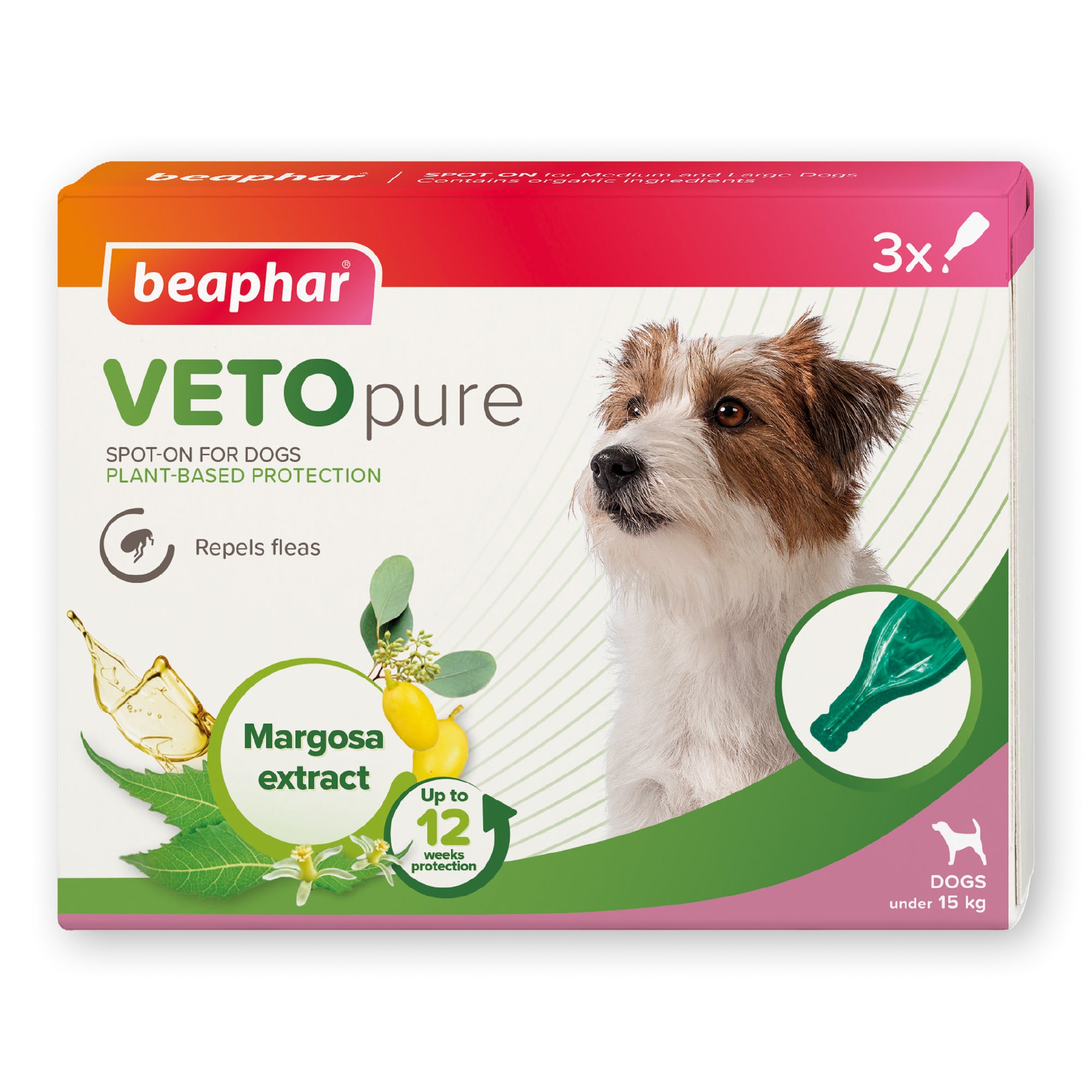 Beaphar VETOpure Spot-On for Small Dogs – Natural Flea & Tick Protection