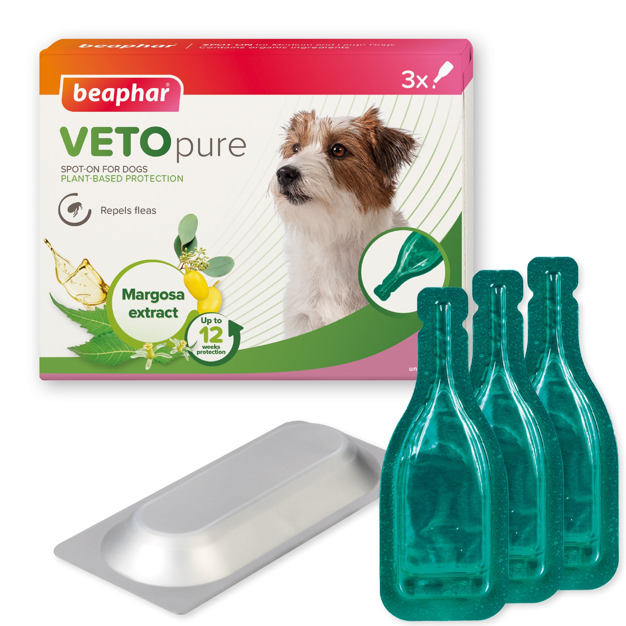 Beaphar VETOpure Spot-On for Small Dogs – Natural Flea & Tick Protection inside