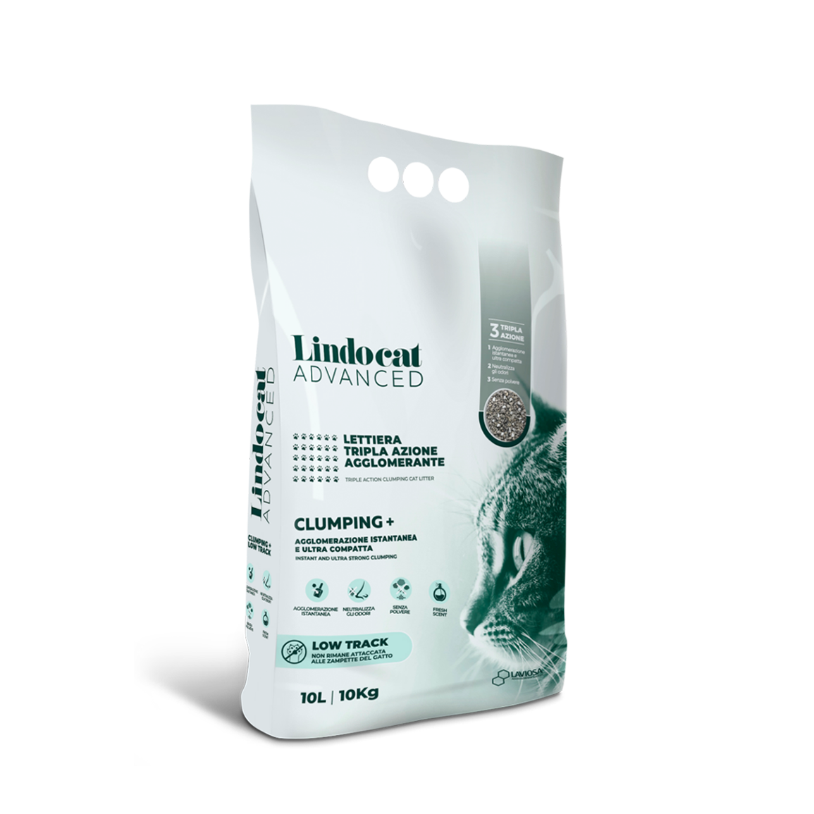 Lindocat Advanced Low Track Clumping+ 10L