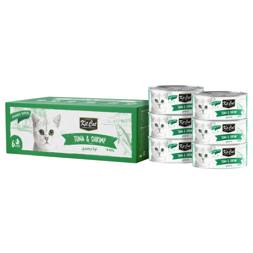 Kit Cat Deboned Multipack Tuna & Shrimp Toppers 6x50g