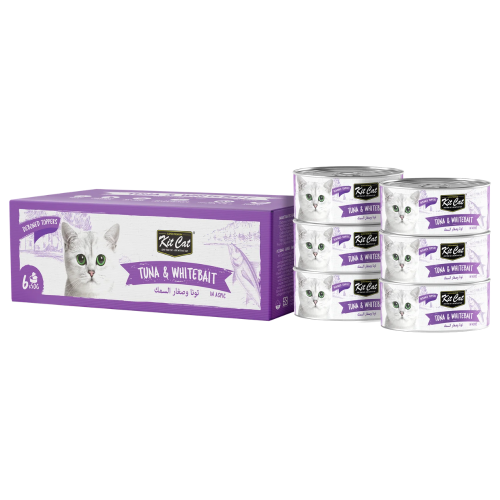 Kit Cat Deboned Multipack Tuna & Whitebait 6x50g